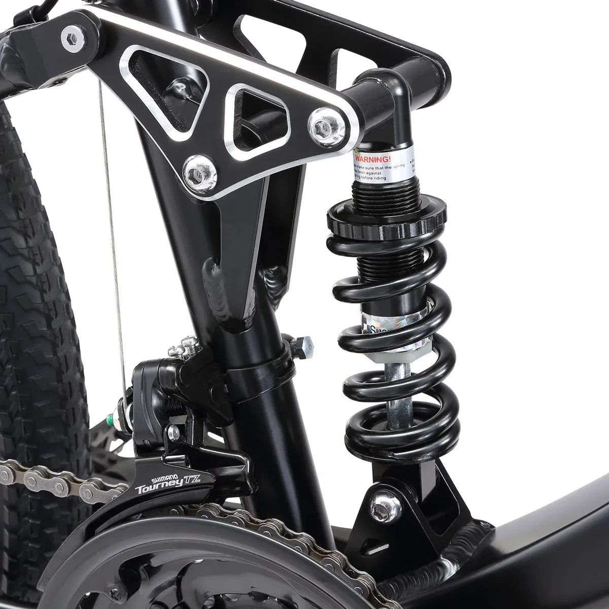 Progear Trail Dual Suspension MTB 26*17" Black Ember V572-PGMT-TRAILBE-17