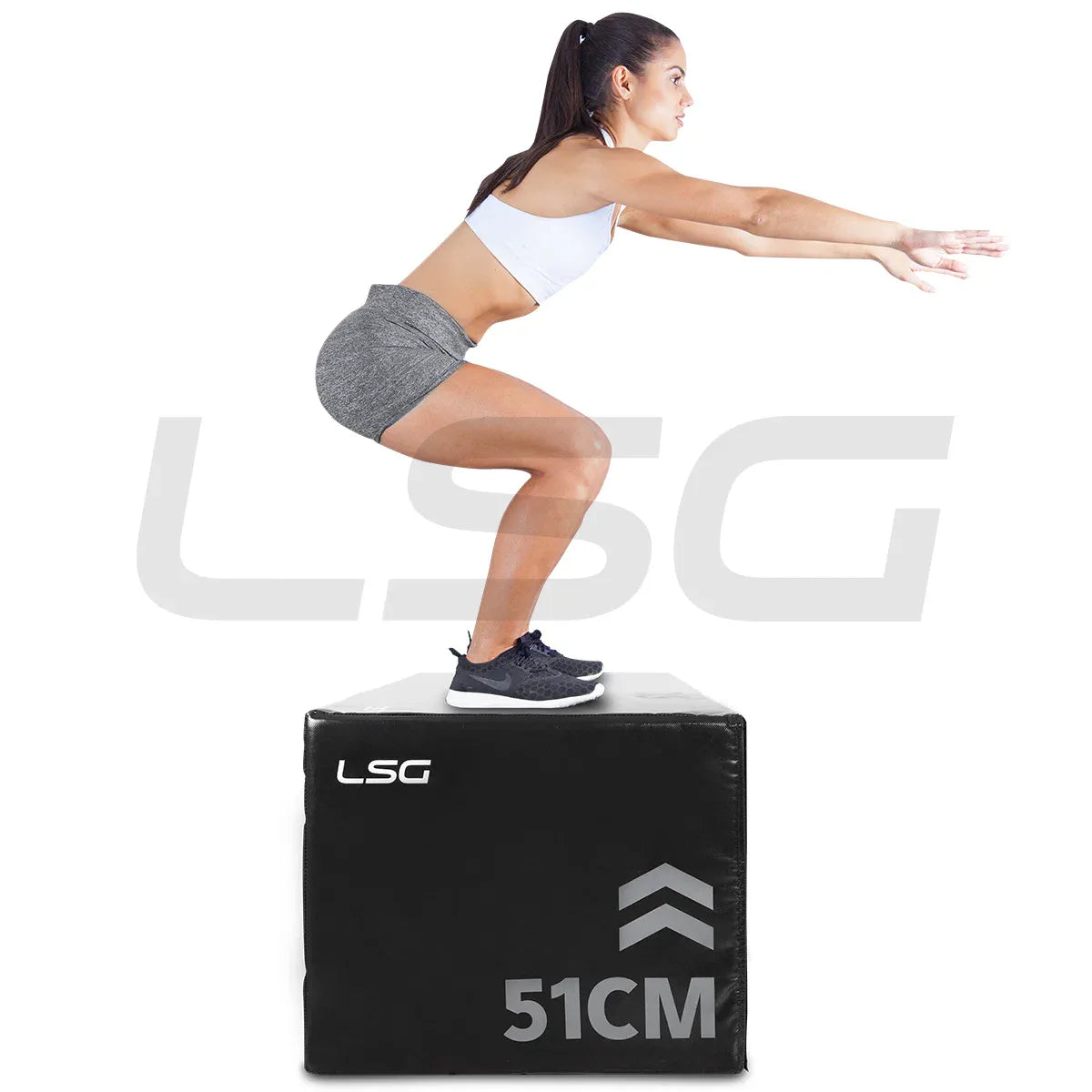 LSG Fitness 3-in-1 Soft Plyo Box V572-PLYOBOXLSG3IN1
