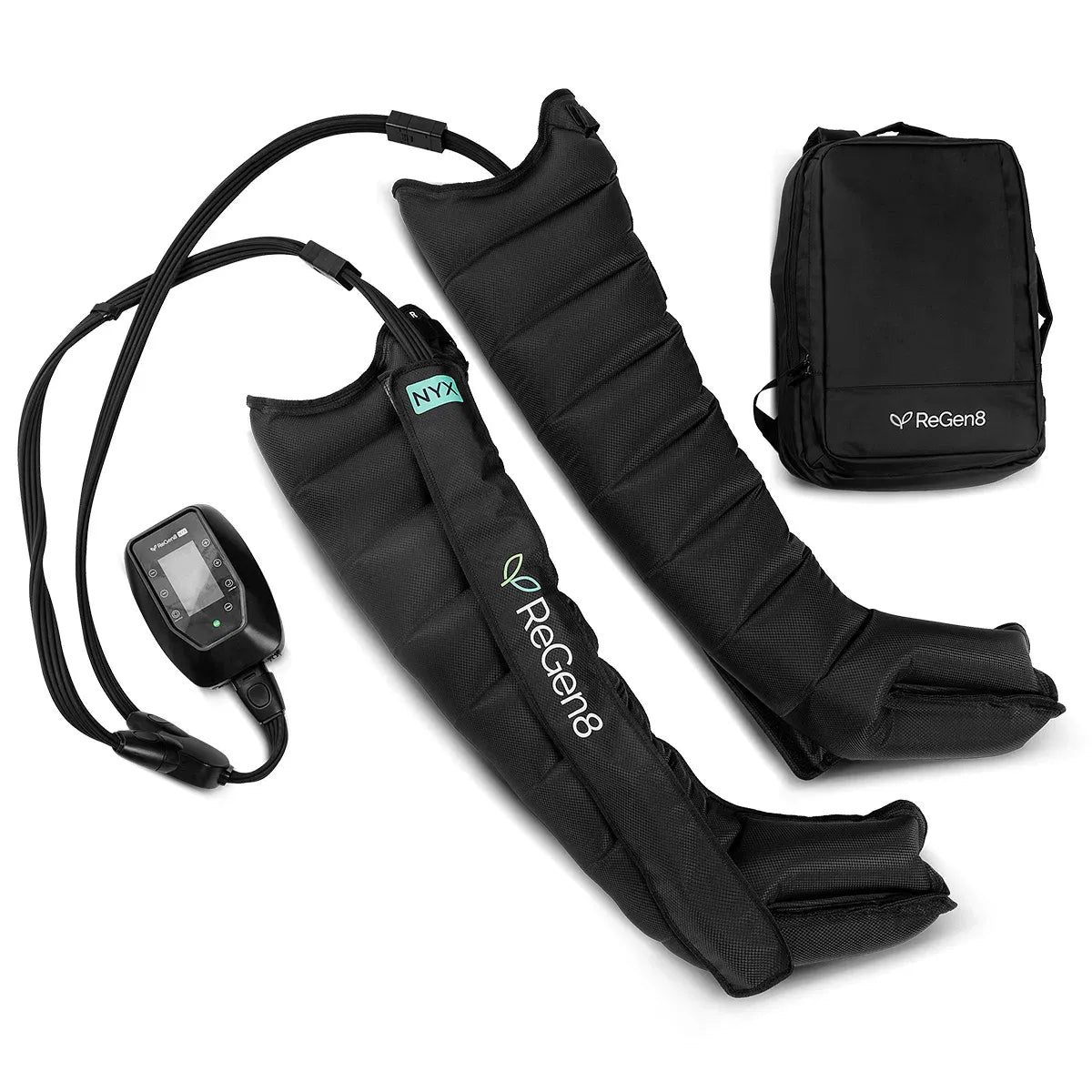ReGen8 Nyx 8-Chamber Compression Recovery Boots (Large, 175-190cm) V572-RGCB-NYX8C-LG