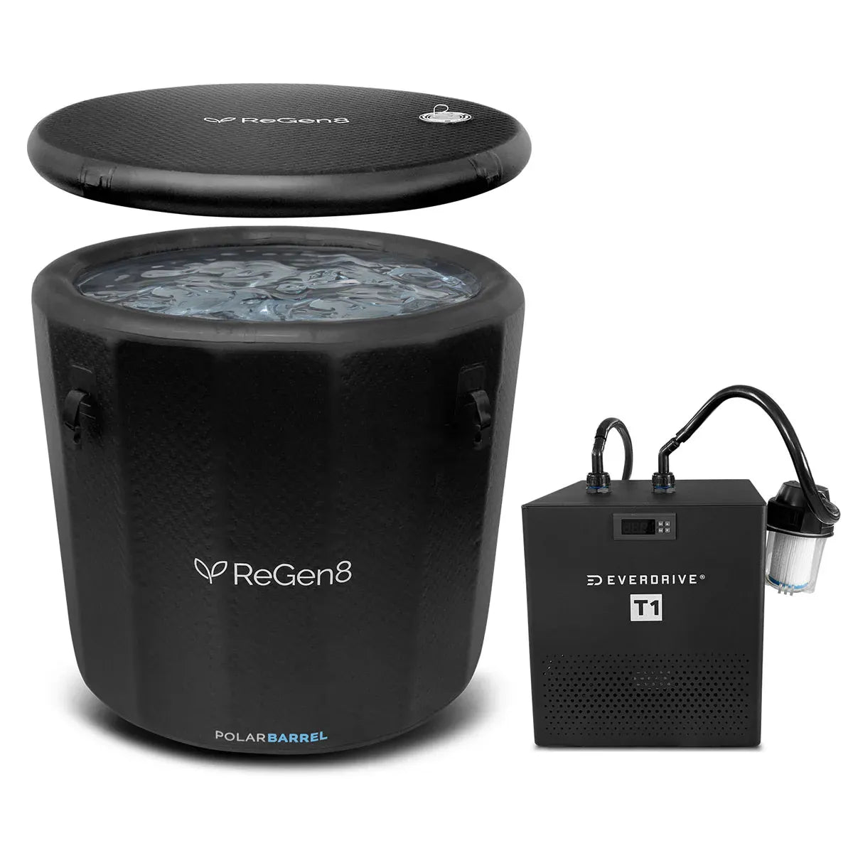 ReGen8 PolarBarrel Cold Plunge Ice Bath with T1 Chiller Unit V572-RGCP-POLARBART1