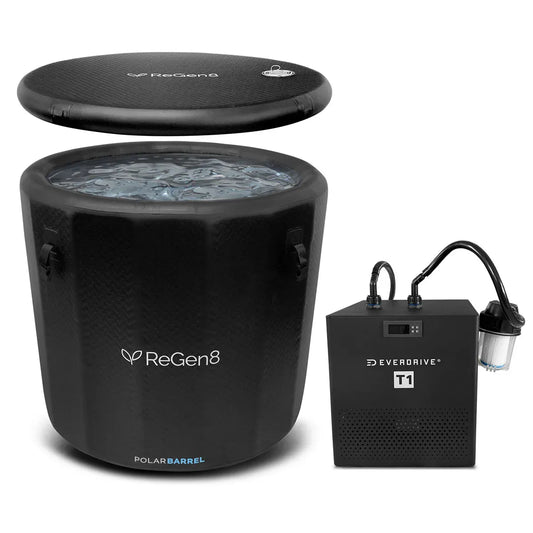 ReGen8 PolarBarrel Cold Plunge Ice Bath with T1 Chiller Unit V572-RGCP-POLARBART1