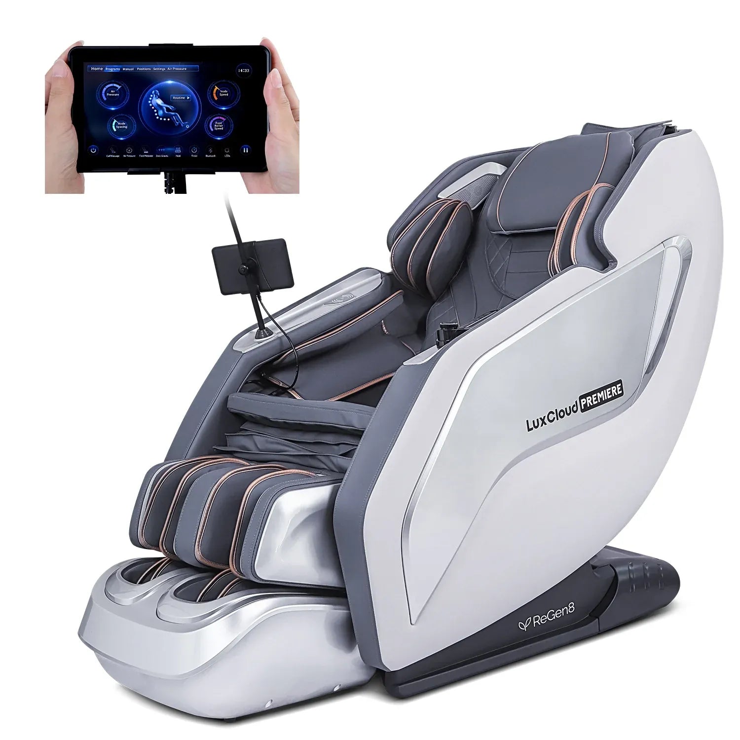 ReGen8 LuxCloud Premiere - Premium Zero Gravity Massage Chair with Dual SL Rollers V572-RGMC-LCPREMIERE