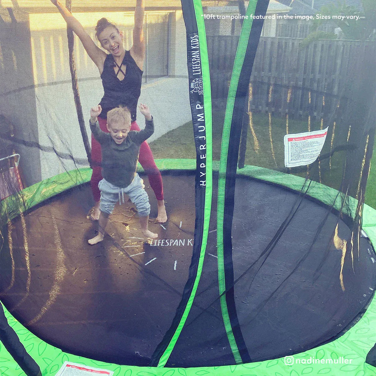 Lifespan Kids HyperJump3 10ft Springless Trampoline V572-TR10HJ3SET-SL