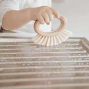Bamboo Veggie Scrubber Brush V573-CBRMB