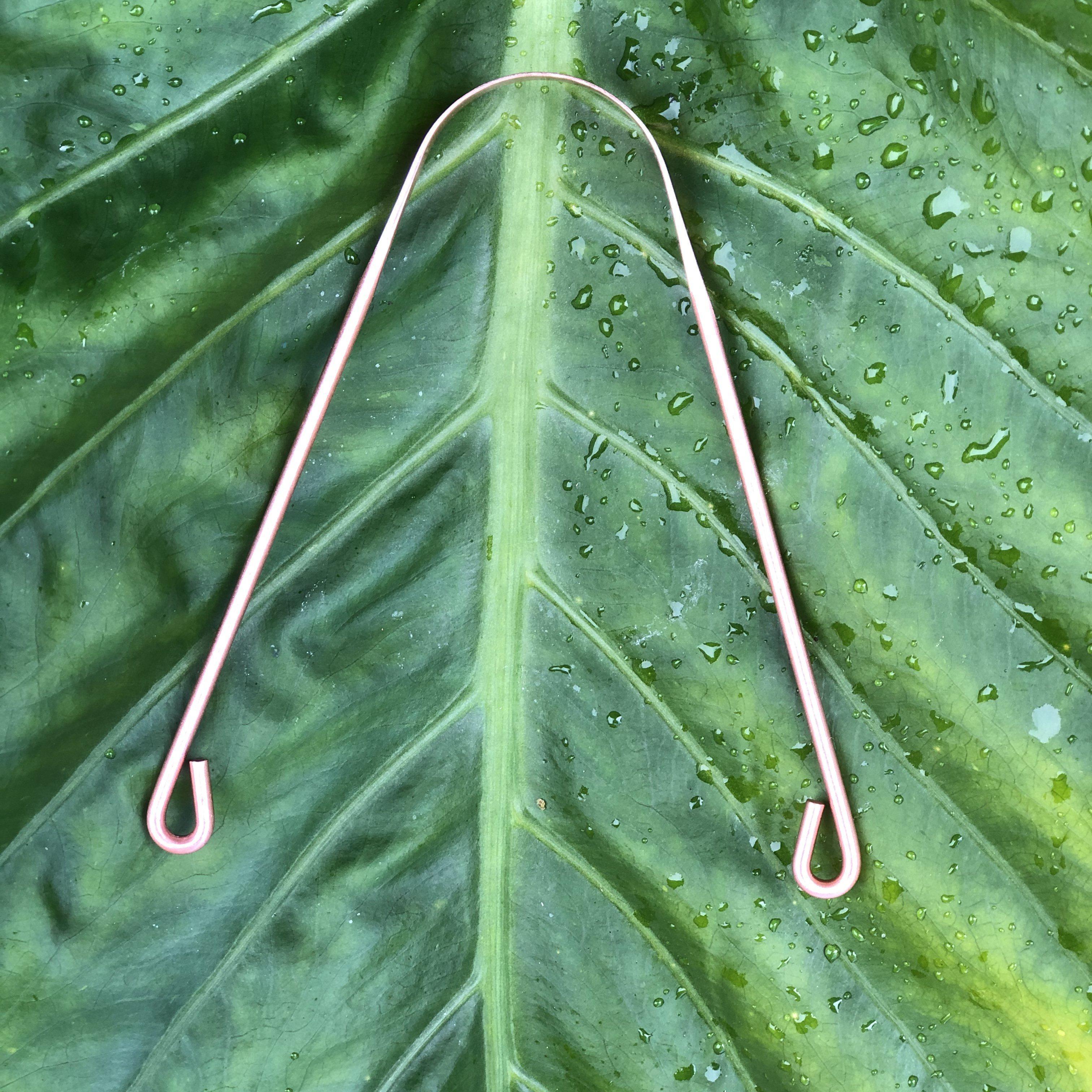 Copper Tongue Scraper | Eco Friendly Oral Care V573-RGCTS