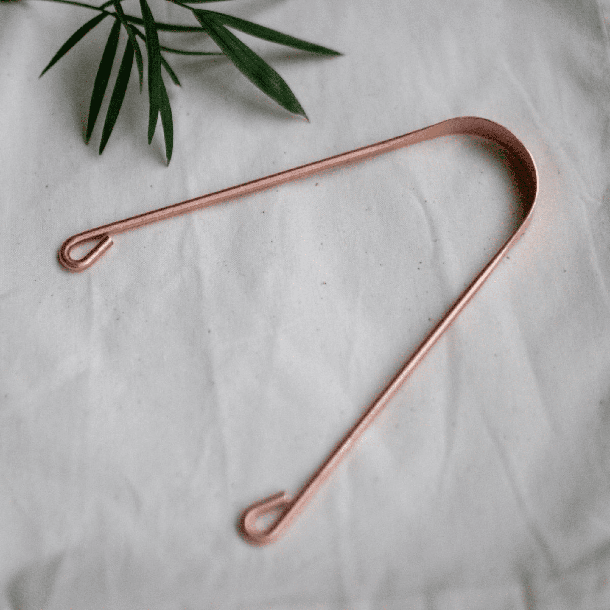Copper Tongue Scraper | Eco Friendly Oral Care V573-RGCTS