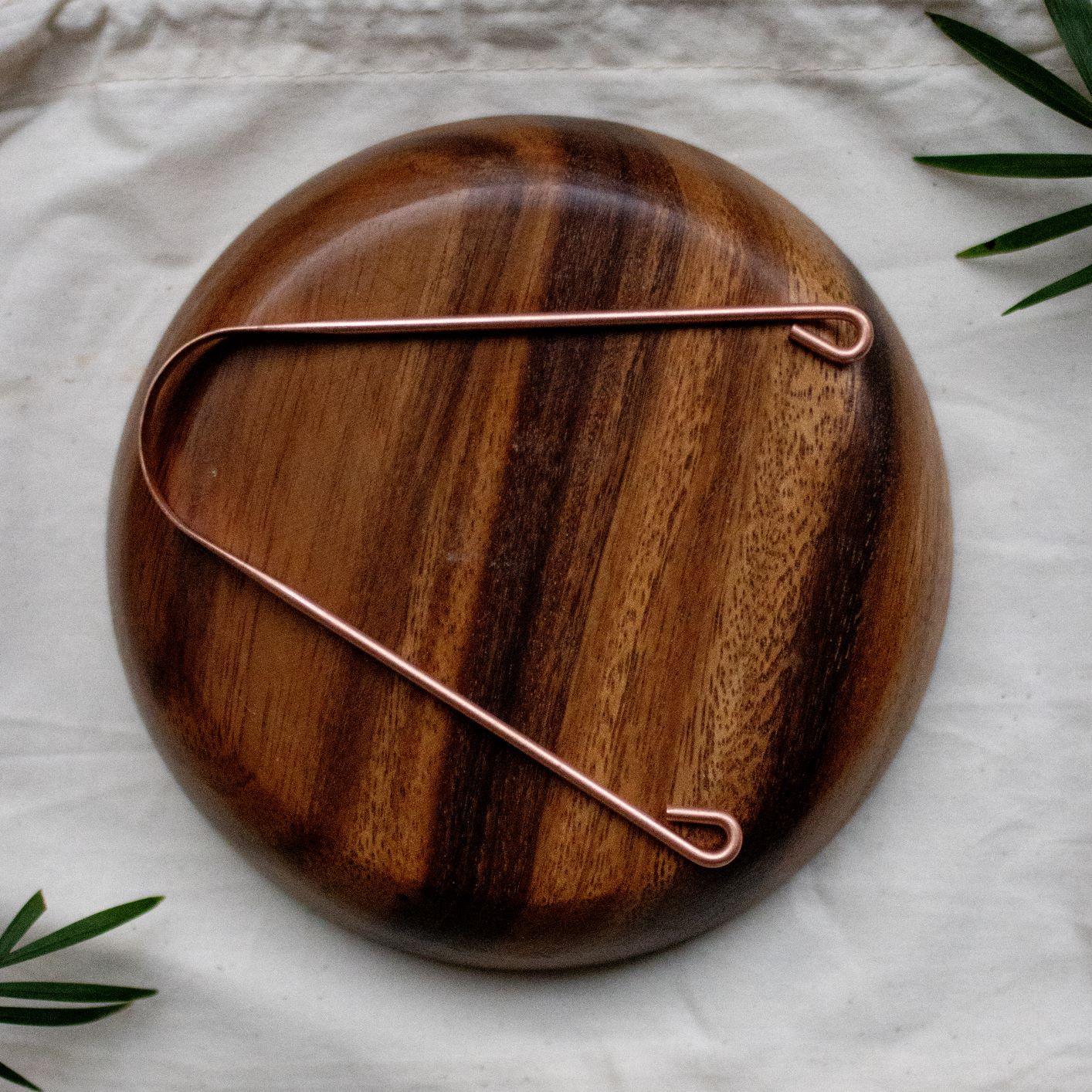 Copper Tongue Scraper | Eco Friendly Oral Care V573-RGCTS