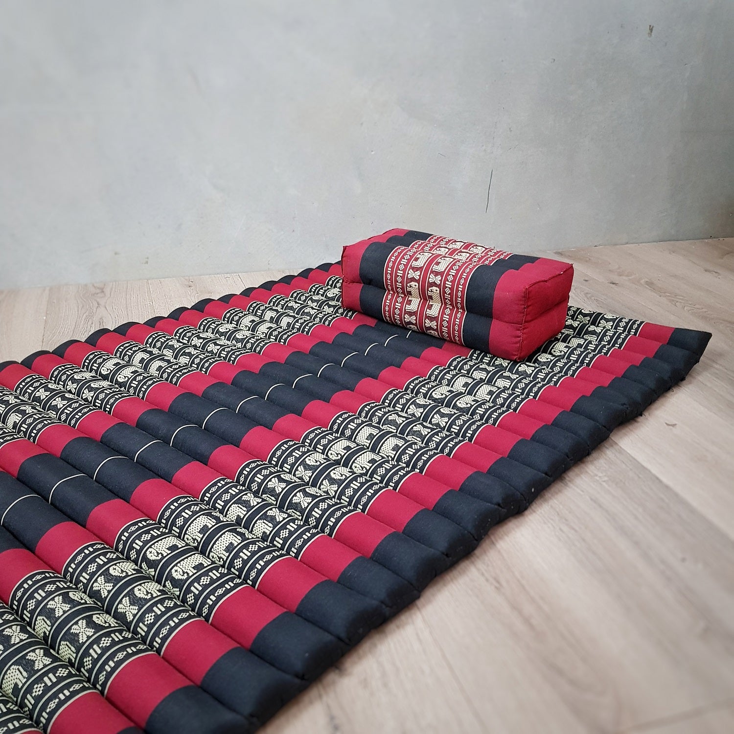 Roll Up Foldable Mattress + Pillow Block Set RedEle V574-TTP-M-YB-REDELE