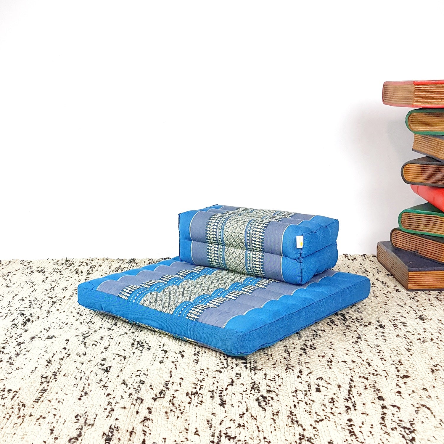Meditation Cushion + Seating Block Set Blue V574-TTP-SEAT-YB-BLUE