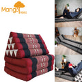 Large Thai Triangle Pillow THREE FOLDS R-Ele V574-TTP10REDELE