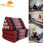 Large Thai Triangle Pillow THREE FOLDS R-Ele V574-TTP10REDELE