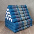 Jumbo Thai Triangle Pillow THREE FOLDS BLUE V574-TTP15BLUE