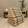 Jumbo Thai Triangle Pillow THREE FOLDS Cream V574-TTP15CREAM