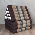 Jumbo Thai Triangle Pillow THREE FOLDS Brown V574-TTP15YELLOW