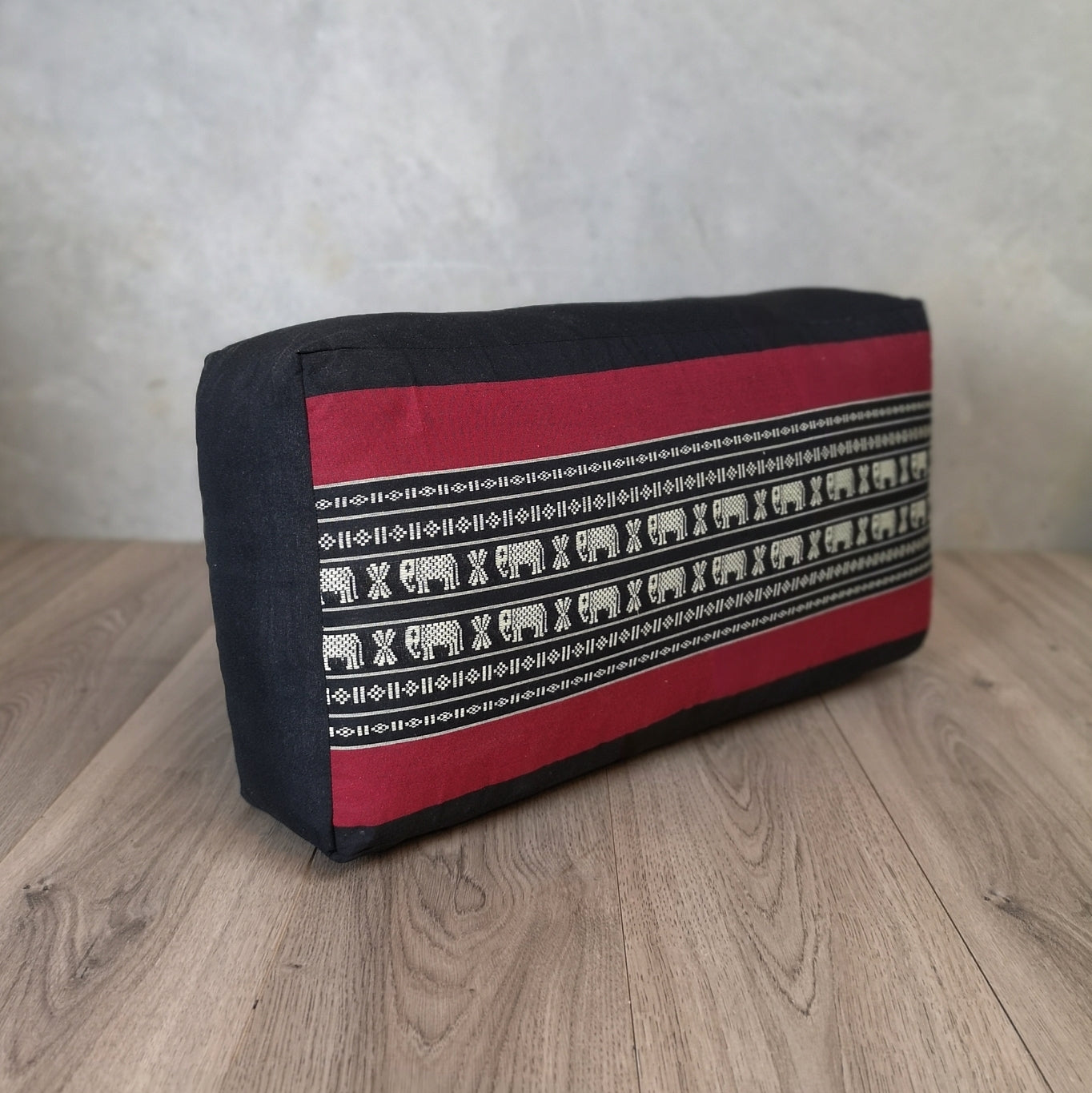 Oblong Meditation Cushion/ Yoga Bolster Prop Kapok Filled RedEle V574-TTPBS11-REDELE