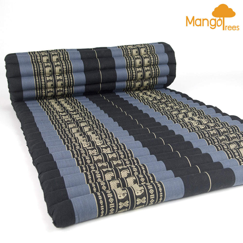 Thai Kapok Roll Up Mattress Foldout Mat BlueEle V574-TTPMATTBLUEELE