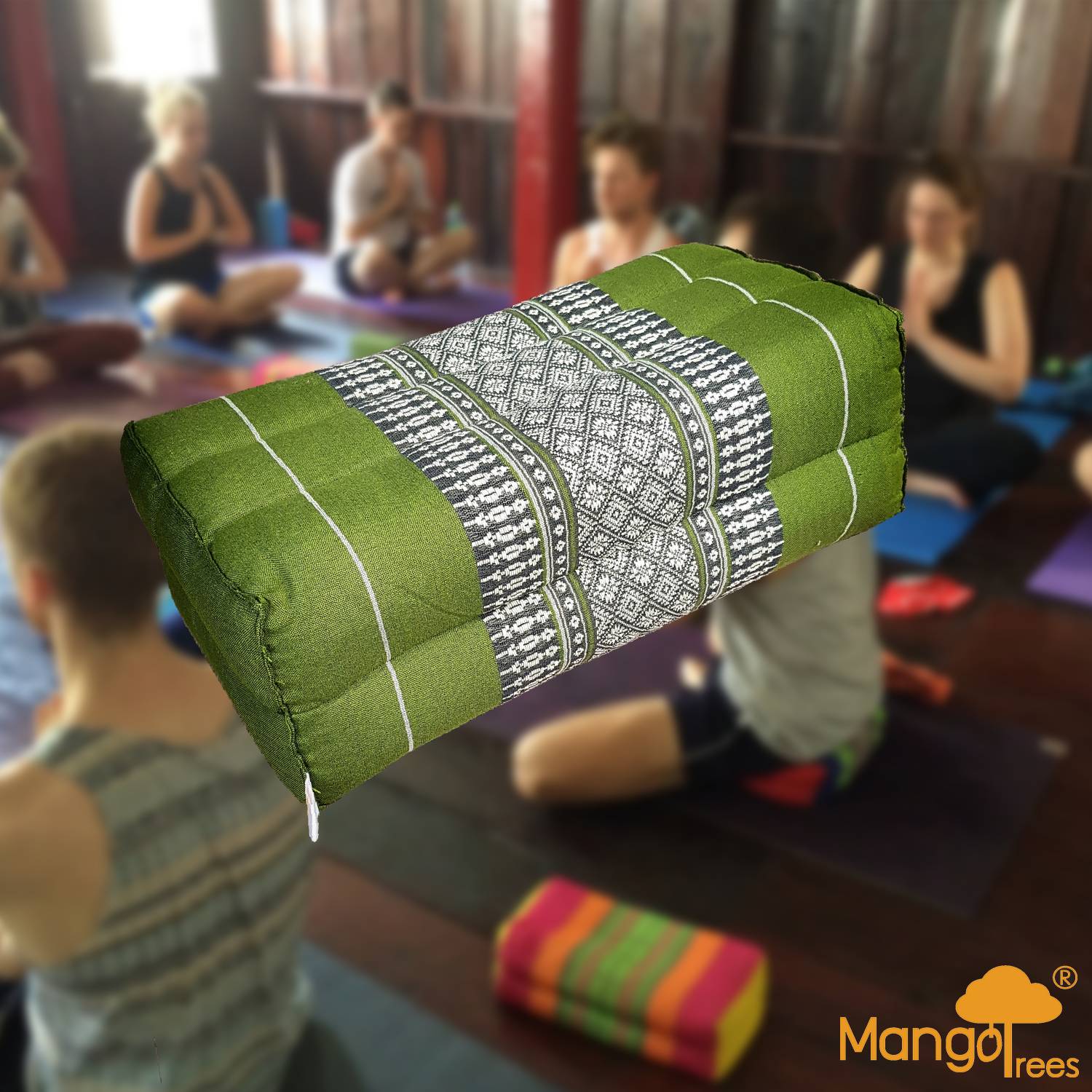 Yoga Block Meditation Cushion Green V574-TTPYOGAB-GREEN