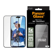 PanzerGlass Ultra-Wide Fit Ceramic Glass Screen Protector For iPhone 16 /15 - Clear V578-2853