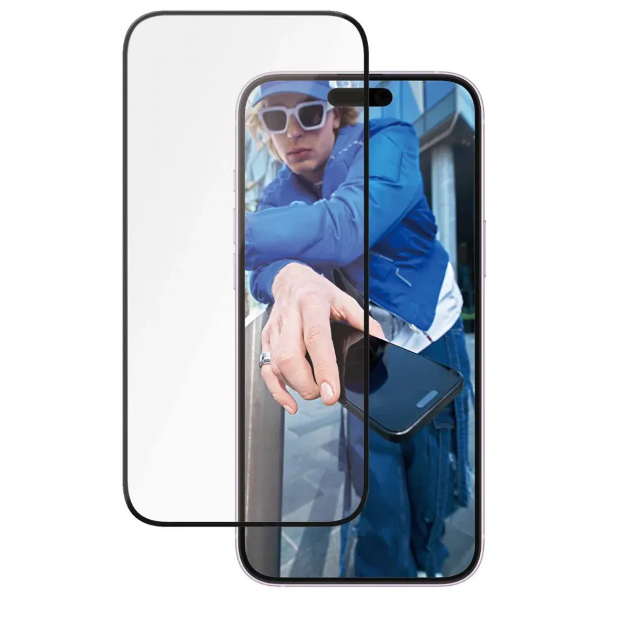 PanzerGlass Ceramic Ultrawide Fit Screen Protector for Iphone 16 Plus