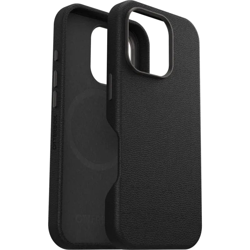 OtterBox Symmetry Cactus Leather Case for iPhone 16 Pro  - Black