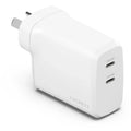 Cygnett PowerPlus 60W Dual Port Wall Charger - White