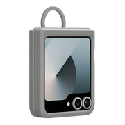 Samsung Silicone Case with Ring for Galaxy Z Flip6 - Grey V578-EF-PF741TJEGWW