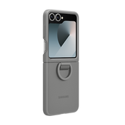 Samsung Silicone Case with Ring for Galaxy Z Flip6 - Grey V578-EF-PF741TJEGWW