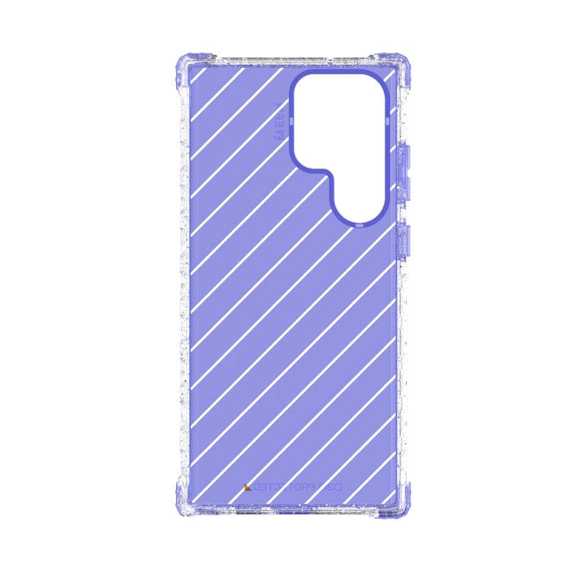 EFM Dakar Case Armour with D3O Crystalex for Samsung Galaxy S23 Ultra - Glitter Violet V578-EFCARSG284VIO