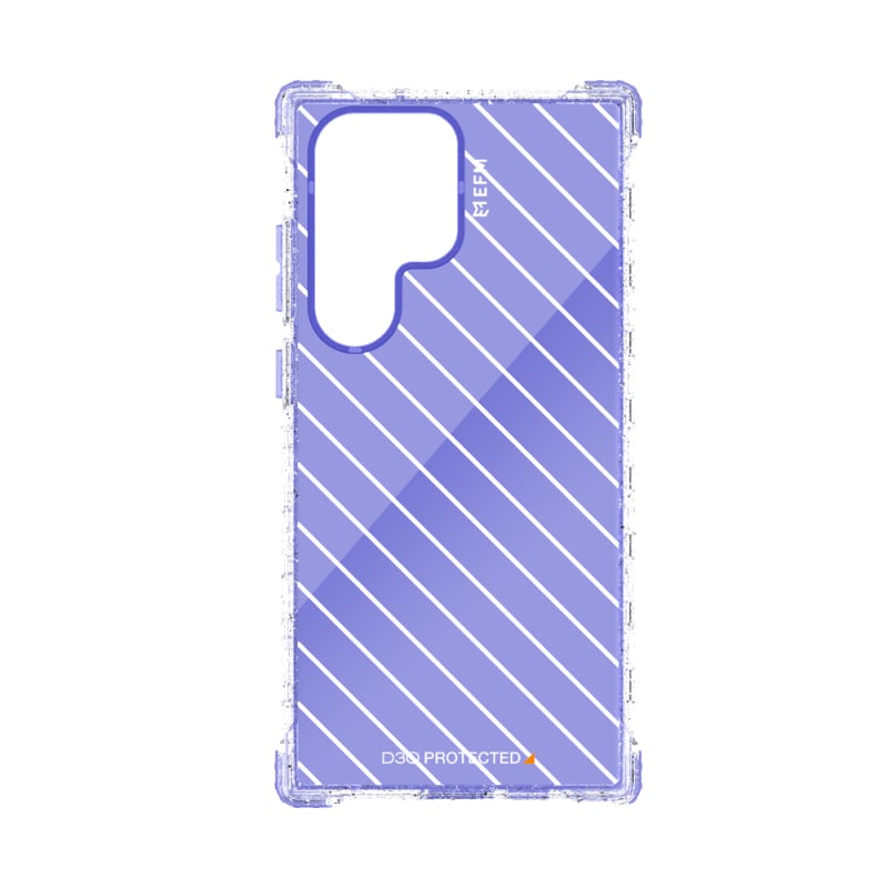 EFM Dakar Case Armour with D3O Crystalex for Samsung Galaxy S23 Ultra - Glitter Violet V578-EFCARSG284VIO