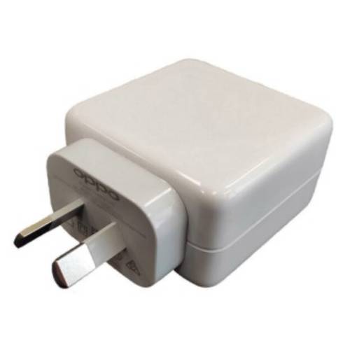 OPPO/Realme/OnePlus 80W SuperVOOC Fast Wall Charger Adapter only, USB A type- White V578-VCB8JAAH