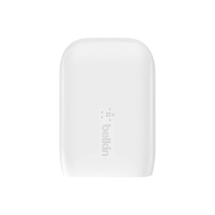 Belkin Dual PD Wall Charger with PPS - 42W Fast Charging for iPhone & Android, 1x USB-C (30W) & 1x USB-A V578-WCB009AUWH
