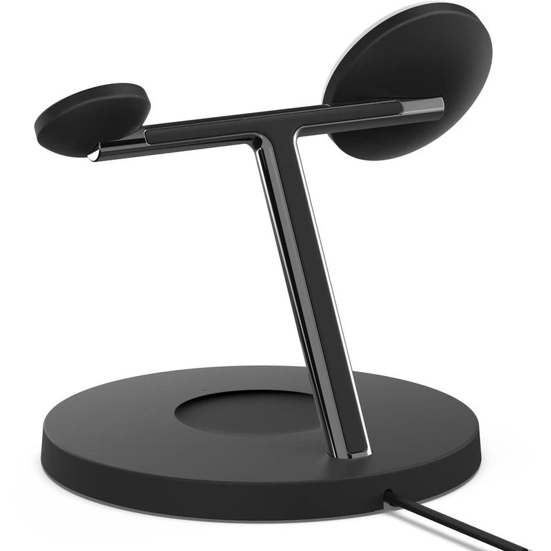 Belkin BoostCharge PRO 3-in-1 Qi2 15W Wireless Charger Stand MagSafe 2024 Model - Black V578-WIZ023AUBK