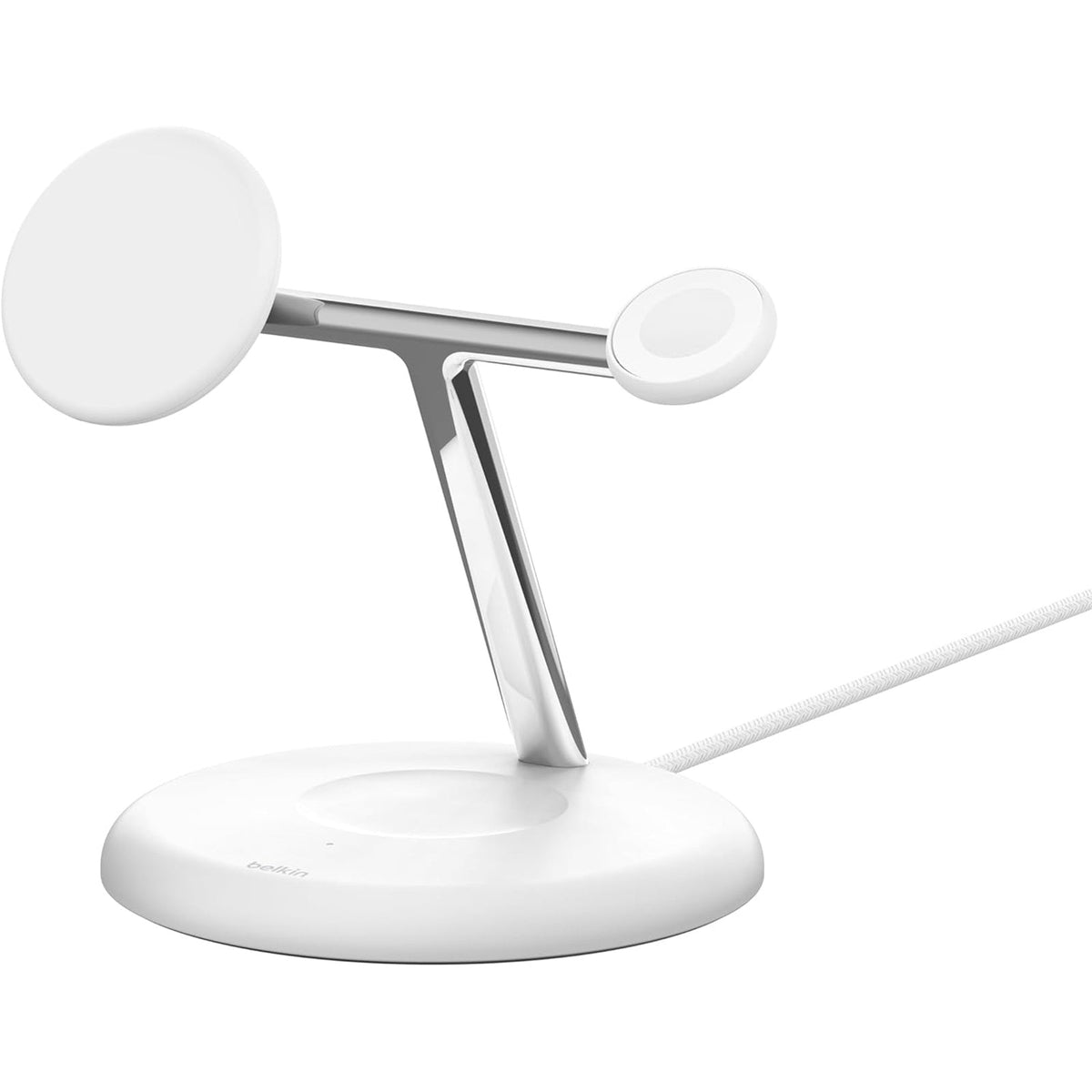Belkin BoostCharge PRO 3-in-1 Qi2 15W Wireless Charger Stand MagSafe 2024 Model - White V578-WIZ023AUWH