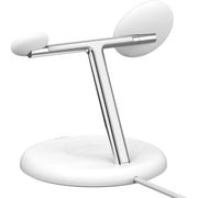 Belkin BoostCharge PRO 3-in-1 Qi2 15W Wireless Charger Stand MagSafe 2024 Model - White V578-WIZ023AUWH