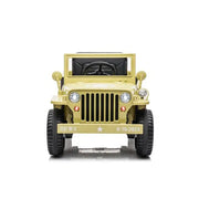 12V Military Jeep Electric Ride On Car For Kids - Khaki V580-2601001103110