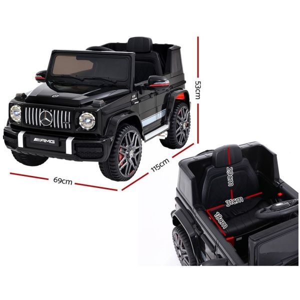 Mercedes-Benz Kids Ride On Car Electric AMG G63 Licensed Cars 12V V580-AMG63-BK