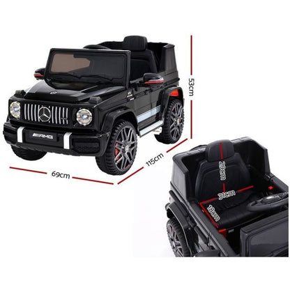 Mercedes-Benz Kids Ride On Car Electric AMG G63 Licensed Cars 12V V580-AMG63-BK