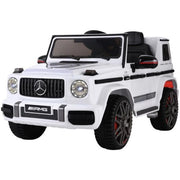 Mercedes-Benz Kids Ride On Car Electric AMG G63 Licensed Remote Cars 12V White V580-AMG63-WH