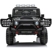 12 Jeep Inspired Ride On Car Kids Fairyland Adventure - Black V580-BKJEEPOZ617