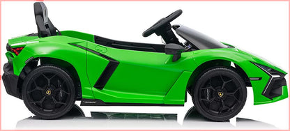 Lamborghini Revuelto Licensed Ride on 12V Remote Control Power Battery Car With Scissor door - Green V580-CAR-OZ-LAMBO-GR
