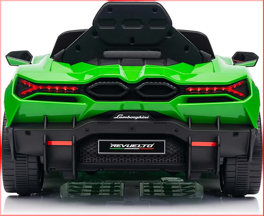 Lamborghini Revuelto Licensed Ride on 12V Remote Control Power Battery Car With Scissor door - Green V580-CAR-OZ-LAMBO-GR