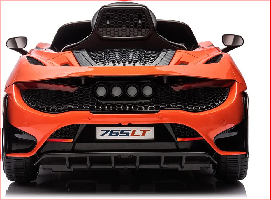 12V Licensed McLaren 765LT Kids Ride On Sports Electric Car V580-CAR-OZ-MCL-ORG