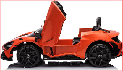 12V Licensed McLaren 765LT Kids Ride On Sports Electric Car V580-CAR-OZ-MCL-ORG