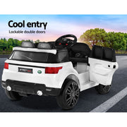 KIDS Ride-On Car Electric Battery KIDS Toy Powered w/ Remote 12V White V580-CARS-RR-INSPIRED-WH