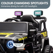 12V Kids Electric Ride On Jeep - Black V580-GR-TY619-BK