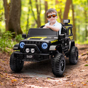 12V Kids Electric Ride On Jeep - Black V580-GR-TY619-BK