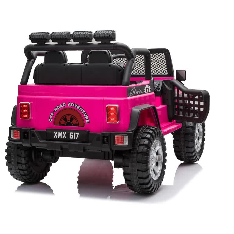 Jeep Off Road Inspired Ride On Car Kids Fairyland Adventure - Pink V580-JEEPOZ617