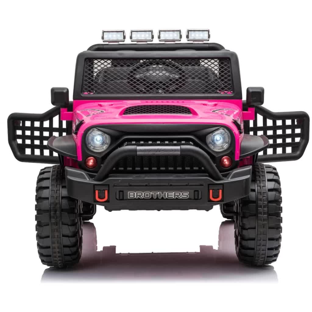 Jeep Off Road Inspired Ride On Car Kids Fairyland Adventure - Pink V580-JEEPOZ617