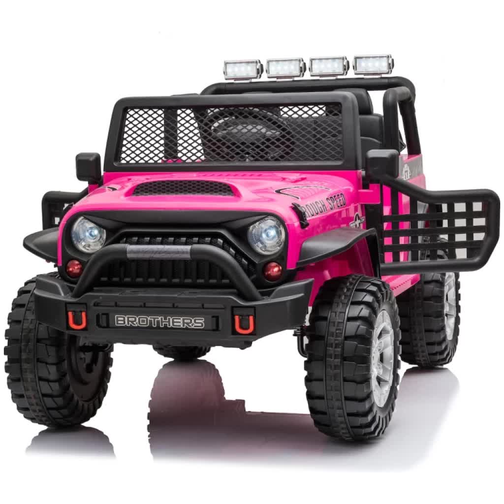 Jeep Off Road Inspired Ride On Car Kids Fairyland Adventure - Pink V580-JEEPOZ617