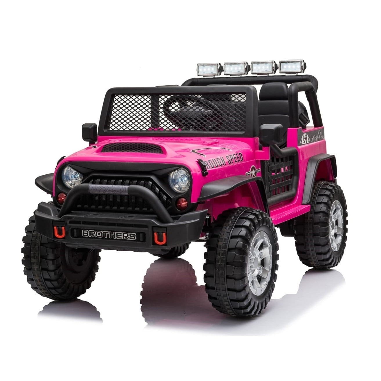 Jeep Off Road Inspired Ride On Car Kids Fairyland Adventure - Pink V580-JEEPOZ617